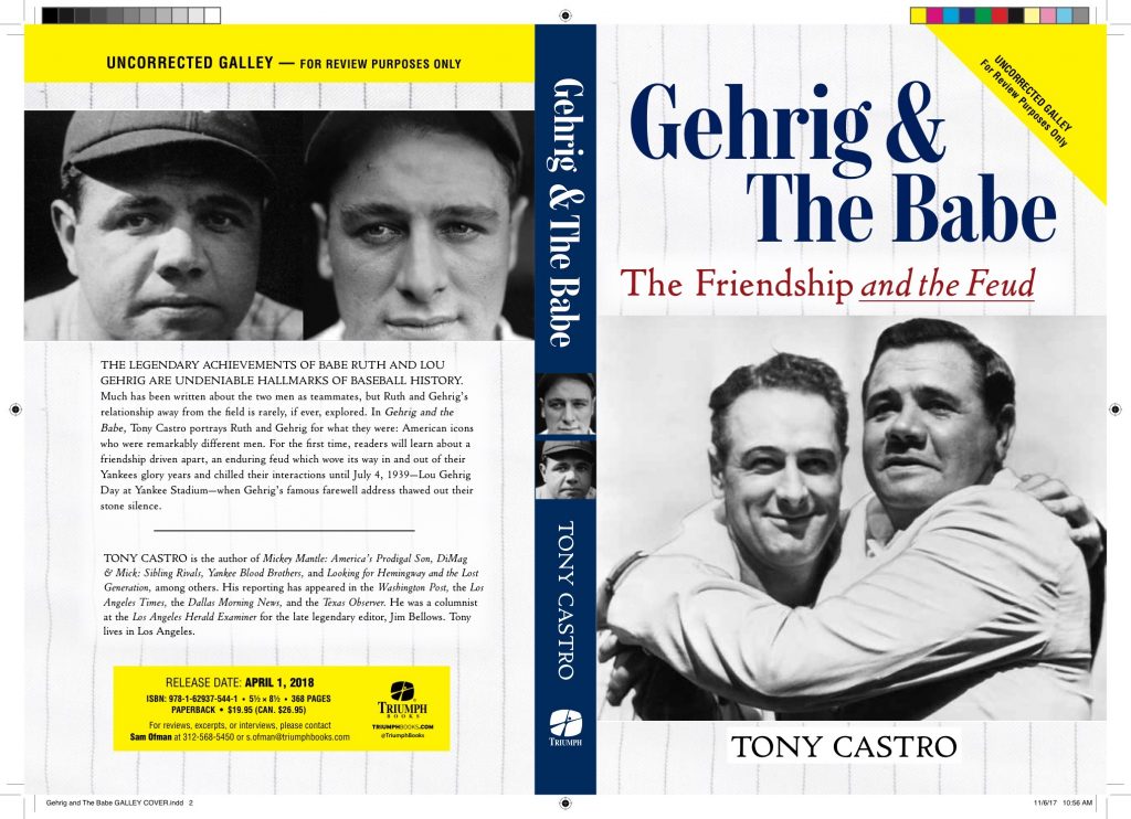 Gehrig and The Babe GALLEY COVER loRes